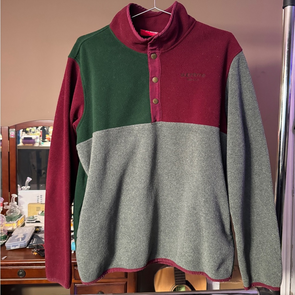 Supreme Colorblock Fleece Pullover Men’s Medium